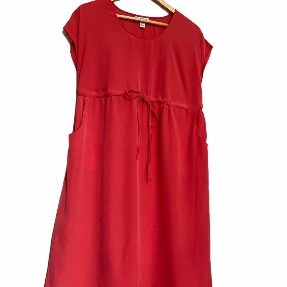 LIZ LANGE Maternity Dress Coral Small
